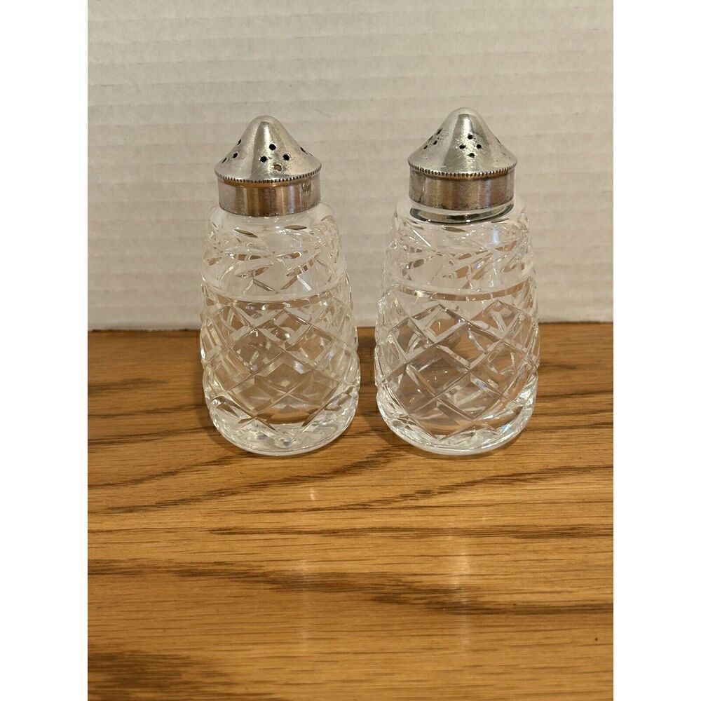 Vintage Waterford Glandore Salt & Pepper Shakers
